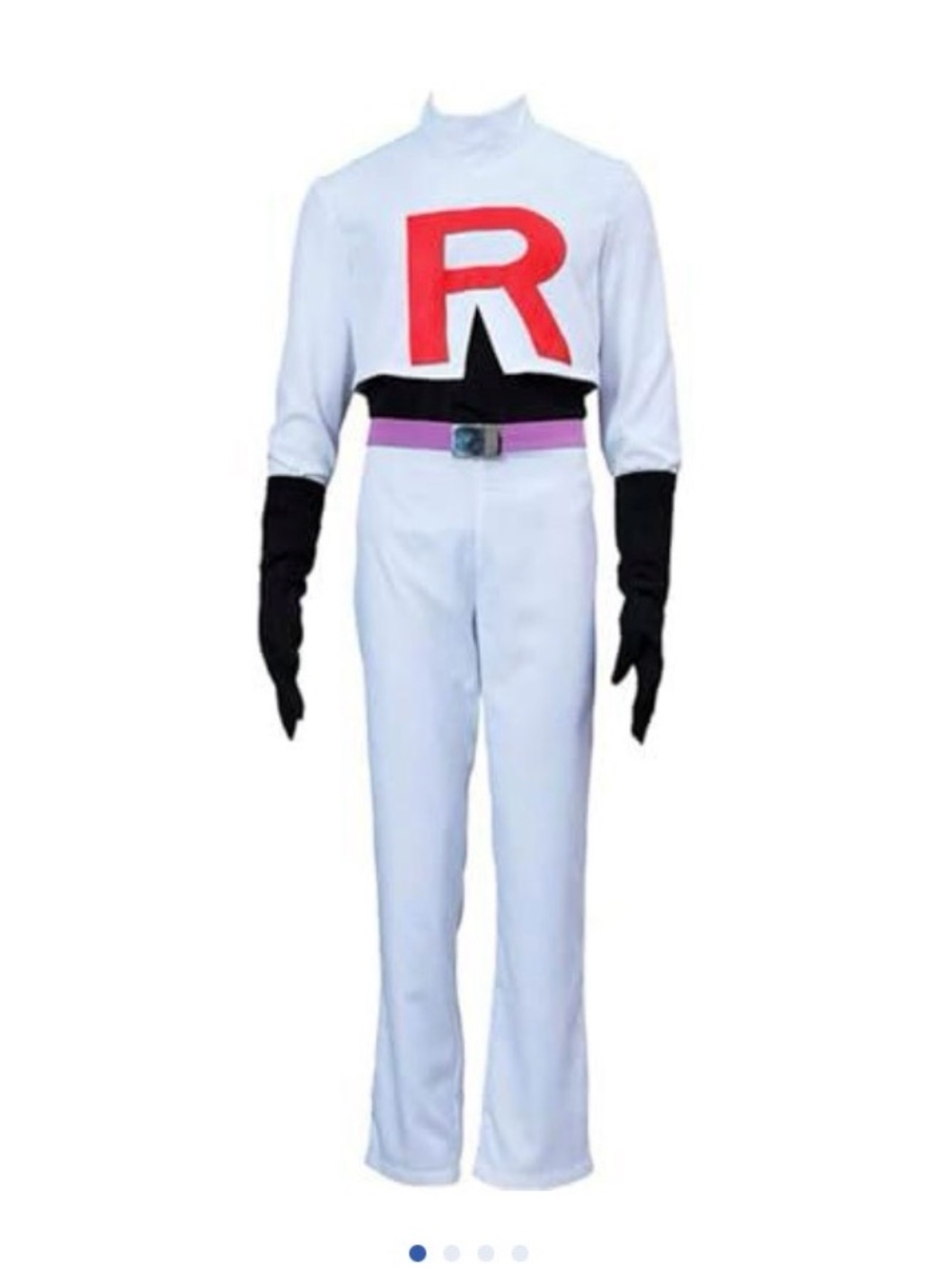 Pokémon Team Rocket Jessie James Costume Cosplay Halloween Sz M Unisex